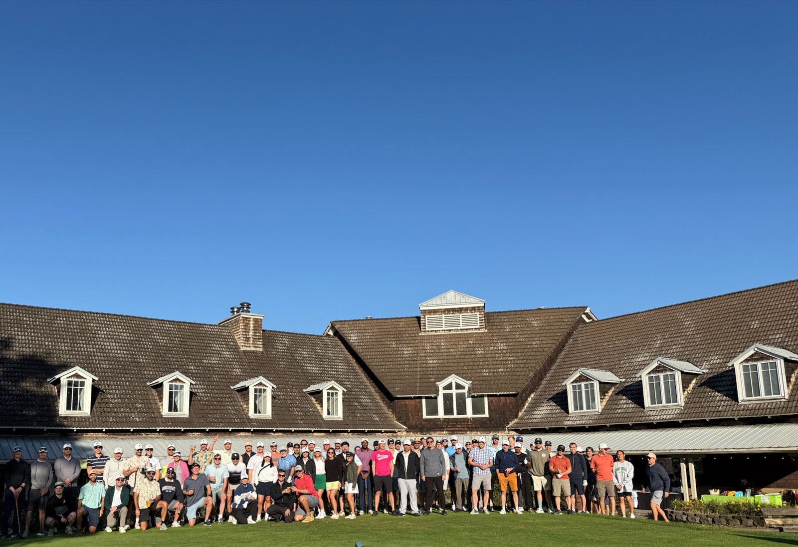 Duniway Open golfers at Eastmoreland Golf Course